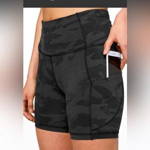 Lululemon Fast And Free Short 6" *Non-Reflective
Incognito Camo Multi Grey